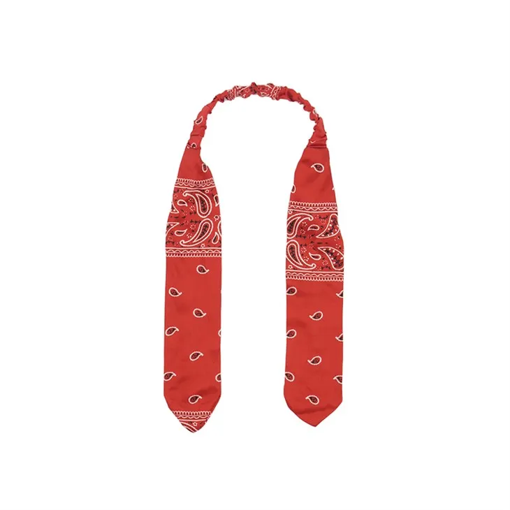 Bright Red Poly Scarves