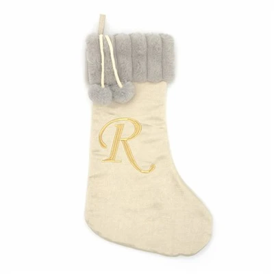Plüsch-Buchstaben-Weihnachtsstrümpfe